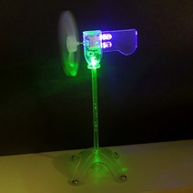 제네레이터 제네레다 자동차발전기 미니 풍력 터빈 대체 에너지 발전기 교육 도구 샘플 핫, 청록색