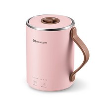 약탕기 가정용 업소용 한약 도자기 중탕기 대용량 홍삼 달임기 전기 탕약기 350ml 전기 주전자 건강 보존, 06 pink_01 EU