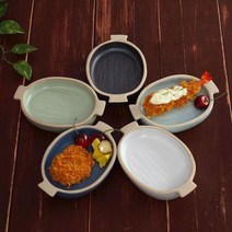 예쁜 핸드메이드도자기 그릇홈세트 여주 소야 아름 달콤 접시볼 그릇1호 (5컬러), 암고나 블랙