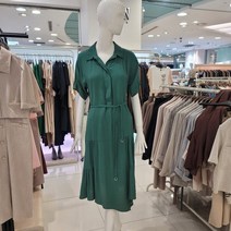 리안뉴욕 반팔허리벨티드원피스