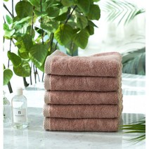 스프링앤유 200g 뱀부얀 프리미엄 죽사 밤부 항균 타올, 5개, 뱀부얀 프리미엄 브라운