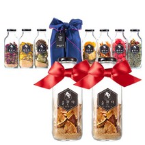 담금주 키트 500ml 2개 보자기세트 야관문/과일/꽃 외, 딸기베리+국화