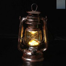 socean 캠핑 감성 랜턴 불멍 램프 무선 LED등 15x25 브론 웜 빈티지 램프 차박 LED 전등 레트로 랜턴 스탠드 캠핑 라이