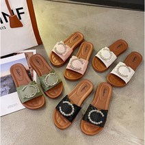 여성 블링블링 편한 사무실 예쁜 화려한 러블리 슬리퍼