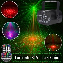 상업용조명 카페 상가 레이져 디스코 LED 라이트 60 패턴 RGB 레이저 프로젝션 램프 무선 컨트롤러 효과 무, CHINA, USB rechargeable