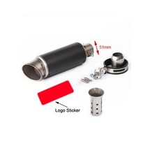 범용 오토바이 배기 SC 머플러 수정 파이프 레이싱 GP프로젝트 튜브 가와사키 Z750 900 CBR500 FZ1N S1000RR ER6N R6, -S-C- 51mm 9