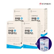 토비콤 안국약품 아이포커스 영양제, 30정, 15g, 4개