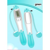 스마트줄넘기 디지털줄넘기 무선줄넘기 무선 전자 줄넘기 체육관 피트니스 크로스핏 LCD 화면 계산 속도 스, 04 wireless ball green