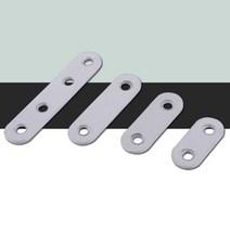 DIY 가구보강 일자형 스틸 평철 꺽쇠 식탁철물 부속품, 1호 10개
