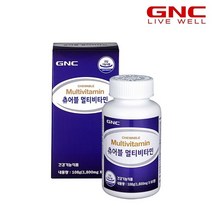 [GNC] 츄어블 멀티비타민 (60정) 60일분, 단품
