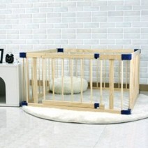 PGM1*^몰몽글이 원목 울타리 4P 애완 실내 강아지 애견 철장 동물^*1췤pgm