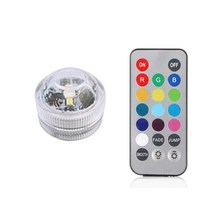 어항 수초 수족관 수조 조명 잠수정 led 방수 rgb 결혼식을위한 수중 빛 차 빛 온수 욕조 연못 수영장 욕조 파티 꽃병 장식, 1 램프 1 컨트롤러