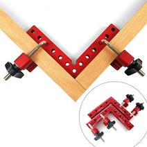 목공직각자해외범용 DIY 알루미늄 합금 90 도 직각 눈금자 위치 도구 보조 고정 클램프 목공 액세서리, 한개옵션0