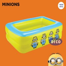 미니언즈 미니 풀장 에어쿠션 수영장 물놀이 아쿠아플레이 물장구 유치원 어린이집 문화센터