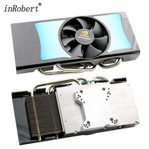 의 그래픽 카드와 호환 GTX 950 750Ti 750 650 550 HD 7870 7850 R9 270 멀티 홀 비디오 카드 방열판, [01] 없음 RGB, [01] Black