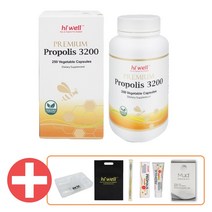 하이웰 프리미엄 프로폴리스 3200 250캡슐 + 프로폴리스 치약 사은품 증정, 단품, 28800