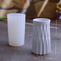 실리콘몰드 수제 석고 시멘트 금형DIY 인체 접착제 꽃병 실리콘 금형 석고 시멘트 콘크리트 테이블 장식품, 02 C