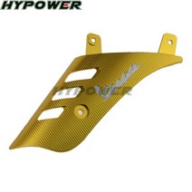[해외]VESPA GTS300 GTS 300 250 125 2013-2020 액세서리 용 오토바이 쇼크 업소버 사이드 커버 앞 휠 로커 프로텍터 패드, 금