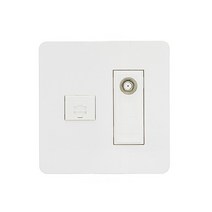 클린 디아트 인터넷8P 1구+CATV3방(중) 화이트, 1개