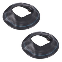 공구 2X 3.50 / 4.00-6 타이어 튜브 내부 휠 350 400-6 Innertube 미니 모토 고무 밸브 6, [01] black, 01 black