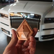 마일론 갤러리1 명품 차량용 방향제 고급 자동차 송풍구 디퓨저 리필, 로즈골드, 블랙체리, 쇼핑백 추가
