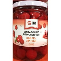 화풍 적체리 무꼭지 380g X 6개 [업소용], 화풍 적체리 무꼭지 380g X6