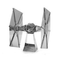 3D 메탈퍼즐 조립퍼즐 스타 워즈 직소 밀레니엄 팔콘 r2d2 bb 8 어셈블리 모델 키트 장난감, 타이 파이터
