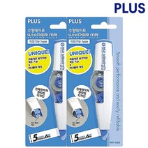 플러스 펜형 수정테이프 WH-605, 2개