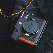 LeicaM10 디지털 우드 그레인 수직 L 타입 브래킷 삼각대 퀵 릴리스 플레이트 베이스 그립 핸들, 02 Black