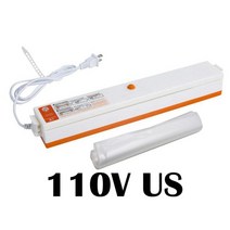 영업용 진공 포장기 영업용 진공 포장기 가정용 진공 식품 실러 기계 진공 포장기 용 필름 용기 식품 실러 보호기 씰링 가정용 주방, [03] 110V US With 10bags