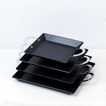 경질 마블 코팅 사각 철판 요리 전팬 전판 떡볶이 곱창 닭갈비 업소용 순대 볶음 팬 판, 08-마블 사각철판 구이팬 대