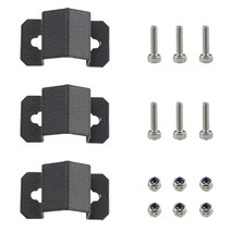 3 세트 금속 LM8UU 개스킷 LM8UU 홀더 REPRAP PRUSA I3 MK2/MK2S MK3 3D 프린터 2.8cm 길이 핫 베드 클램프와 호환됩니다.