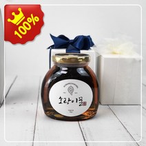 결혼 웨딩 답례품 선물용 야생화 천연꿀 1구 350g 아카시아 밤꿀도 있어요., 호랑이: 야생화꿀( 350g)