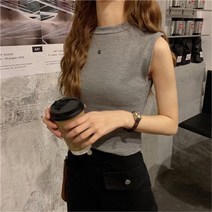 앨리스도매 여성 이너웨어 민소매티 여리여리 나시 크롭 티셔츠 (8986341)