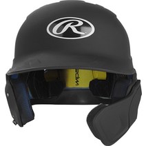 Rawlings 2019 마하 야구 배팅 헬멧, Matte Black, Matte Black
