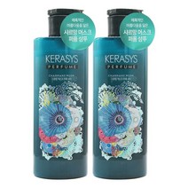 케라시스 케라시스 퍼퓸 샴푸/린스/머스크/앰버 600ml+600ml, 러블리 데이지 퍼퓸 샴푸x2개