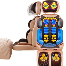 줌랜드 분리형 안마의자 에어스트레칭 전신 마사지 온열 안마매트+다리 종아리 발 안마기, PU-SL-710(골드)