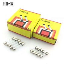 5*20 6*30 유리 퓨즈 빠른 퓨즈 250V 0.1A 0.2A 0.5A 1A 2A 3A 3.15A 4A 5A 6A 7A 8A 10A 12A 15A 20A 30A 퀵 블로우 5, 20A_6x30mm | 100 Pcs