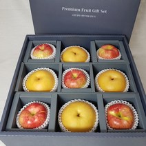 사과 배 혼합과일 선물세트 햇사과 햇배 사과5수 배4수 안성배 성환배 안동사과 김천사과, 보자기포장X, 1개