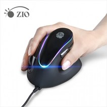 ZIO-i980 RGB 버티컬 마우스 유선 손목편한 인체공학 터널, 단품, 상세페이지 참조, 상세페이지 참조