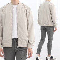 남자 베이직 블루종 자켓 봄 가을 데일리 항공 점퍼 간절기 아우터