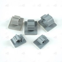 전선정리 클립 벽고정 부착 멀티탭 랜선 홀더(백색), 1개