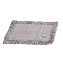 사랑예감 버블 극세사 플라워 발매트(사각), 그레이