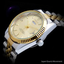 디엔 남성시계 금장 손목시계 남자 골드 메탈시계 남성용 선물