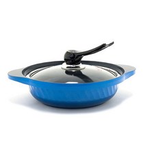 키친아트 세라믹 통주물 전골냄비 양수 24cm, 전골24cm