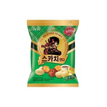 롯데 스카치 세가지 317g 발효버터 사무실간식 탕비실사탕 유아간식 군것질 졸음방지, 4개