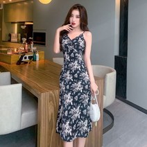 바캉스 30대 롱맥시 여름롱 롱 플라워 주름 40대 붉은색 여름 쉬폰 원피스 비치