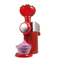 220V 전기 냉동 과일 디저트 기계 자동 아이스크림 메이커 밀크 쉐이크 EU/AU/UK/US, [01] red