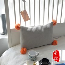 차량용팔쿠션 무드 칸 블러킹 구기 운동 니트 허그 덴마크 커플 소파 등받이쿠션 허리 등쿠션 가능 사랑 2215618998, 35x50 베게커버 _베개솜