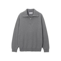 커스텀어클락 컨템포러리 하프 집업 니트 그레이 COOSKT026그레이